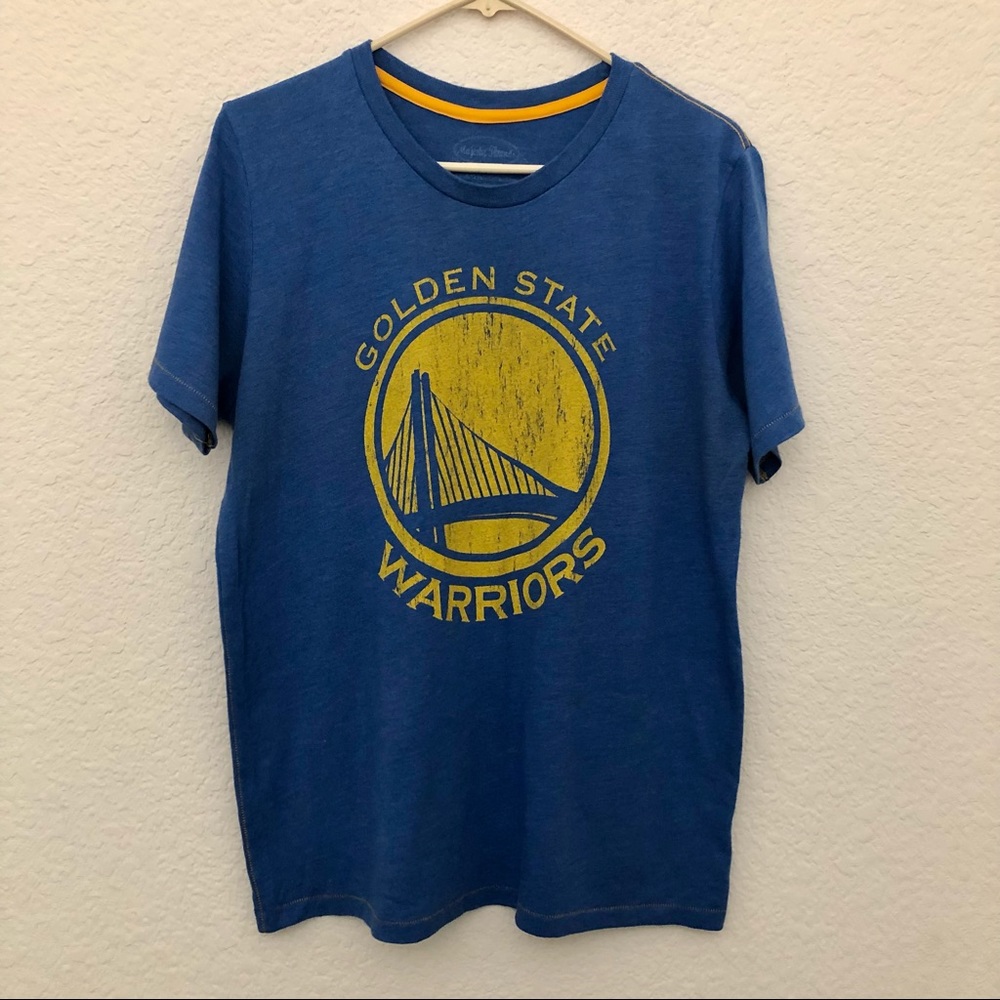 Majestic Threads Men’s NBA Golden State Warriors Basketball T Shirt Men